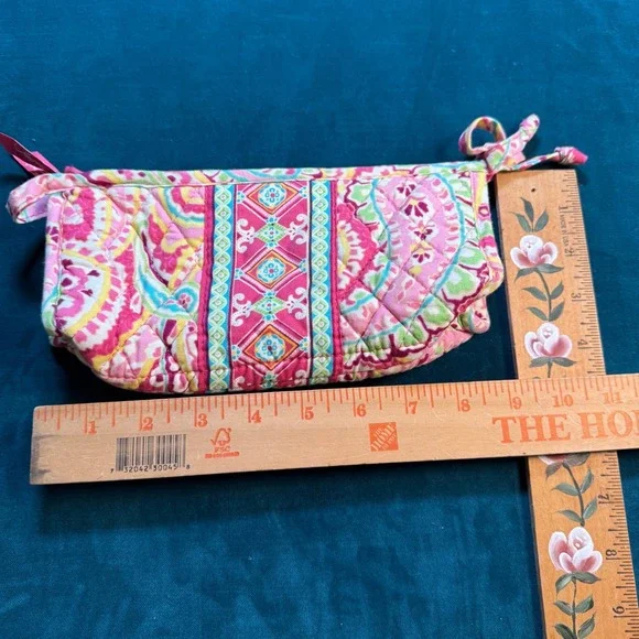 Vera Bradley Purple Paisley Crossbody Wallet Organizer Bag Lot of 3 Bundle Quilt - Picture 8 of 16